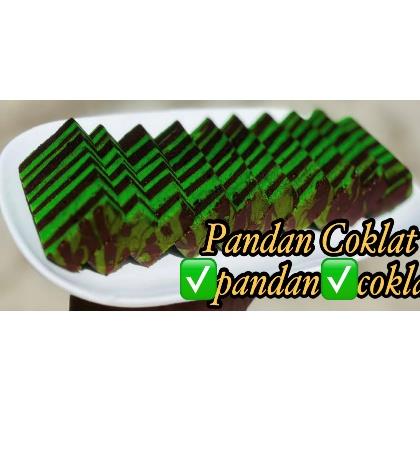 Kek Lapis Pandan Coklat (Eco)