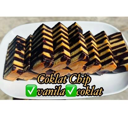 Kek Lapis Coklat Chip (Eco)